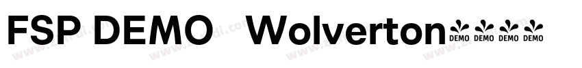 FSP DEMO   Wolverton字体转换
